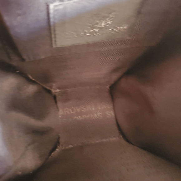 Swarovski Heart Shaped Velvet and Satin Evening Bag - Picture 9 of 9